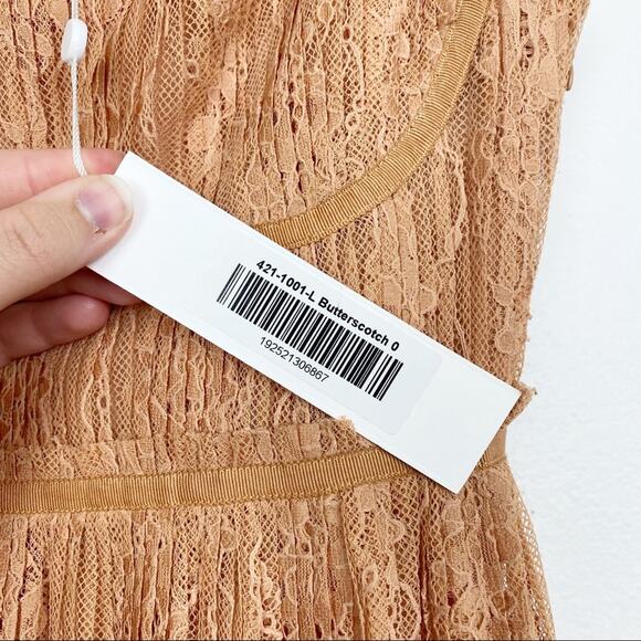 NEW Jonathan Simkhai Bonnie Silk Lace Plisse Dress - Picture 8 of 13